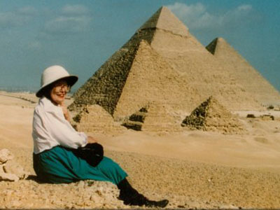 Portrait of Elizabeth Peters, Egyptologist and Author
