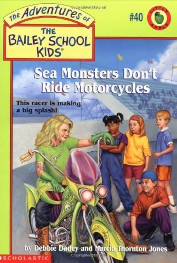 Book Cover of Sea Monsters Don't Ride Motorcycles