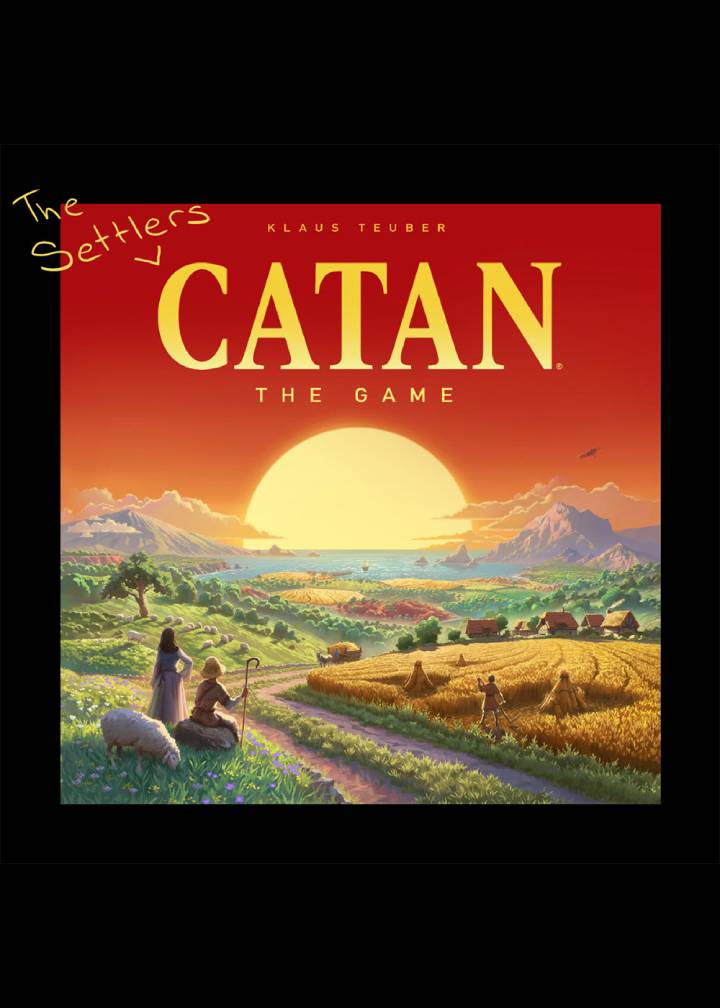 Board Game Box of The Settlers of Catan
