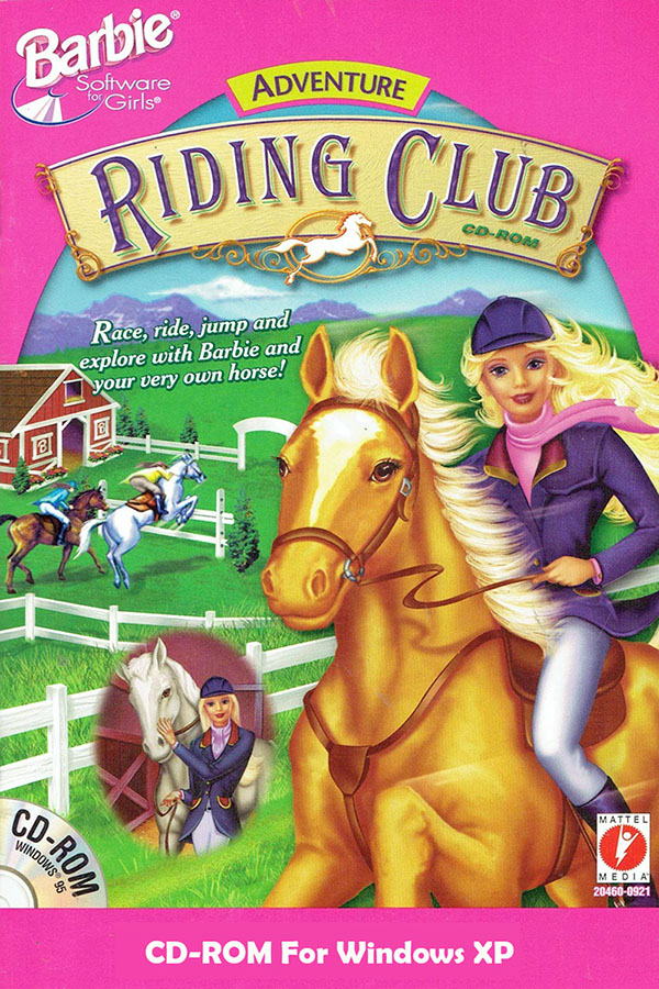 Video Game Cover of Barbie Adventuer Riding Club