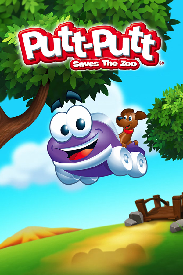 Video Game Cover of Putt Putt Saves the Zoo