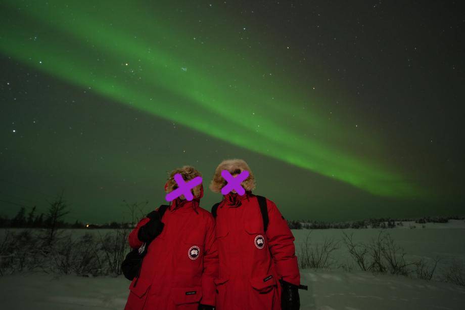 Standing In Front of the Northern Lights