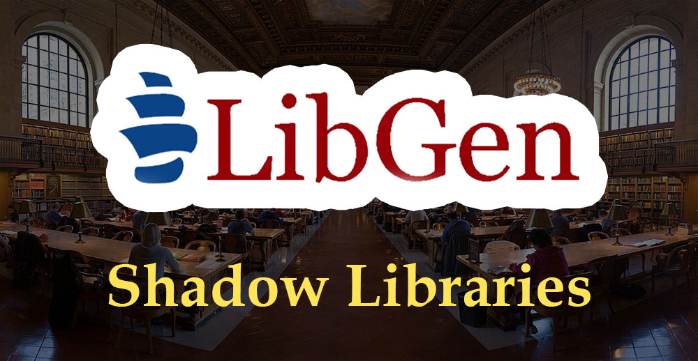 Shadow Libraries and Logo for LibGen