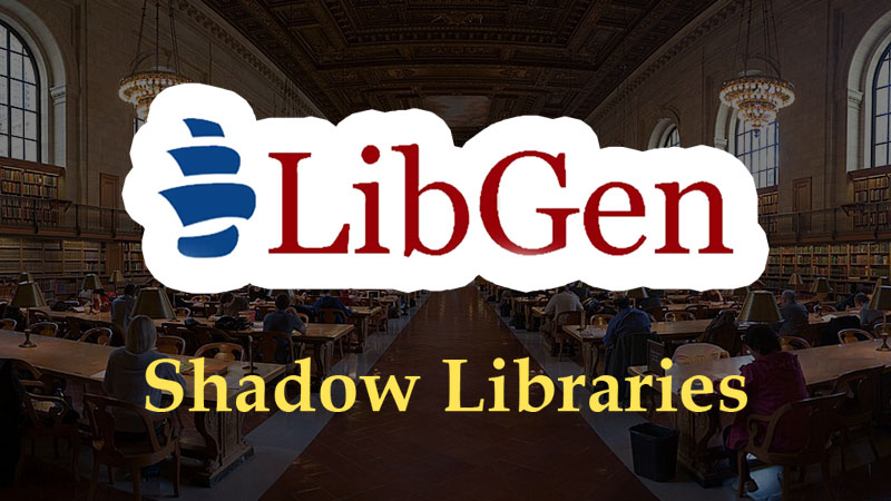 Shadow Libraries and Logo for LibGen