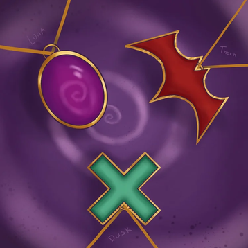 Hex Girls Trinkets, 2025, Krita