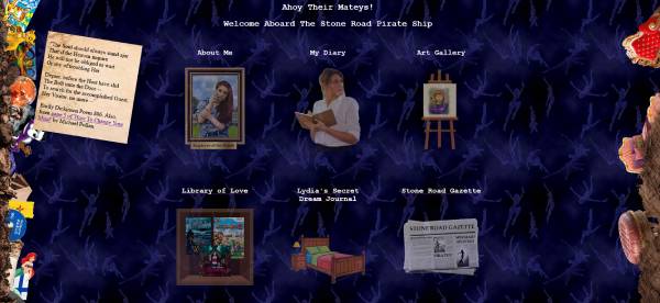 A screenshot of the index page for Stone-Road.org